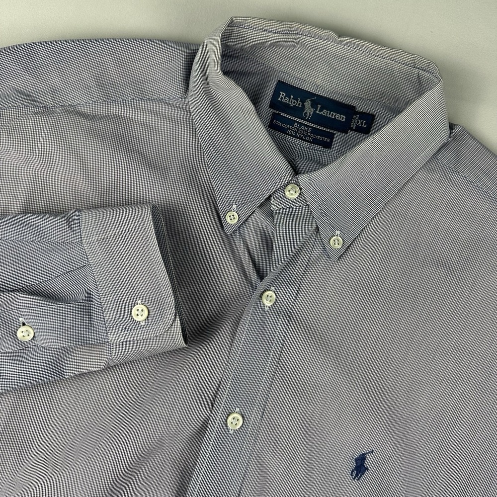 Polo Ralph Lauren Men's XL Blake Multicolor Button-Down Shirt Micro Dot